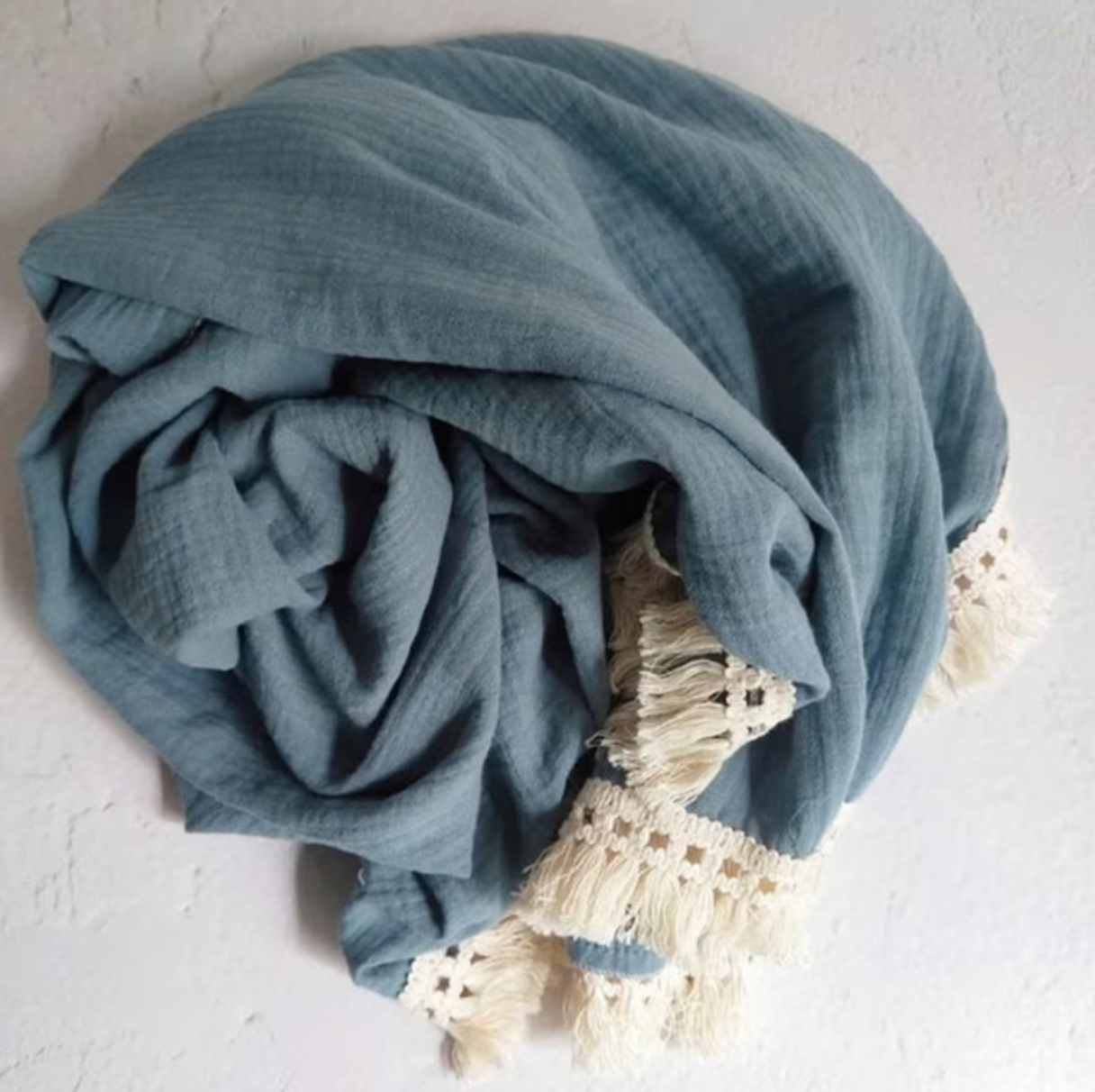 Tassel Toddler Blanket