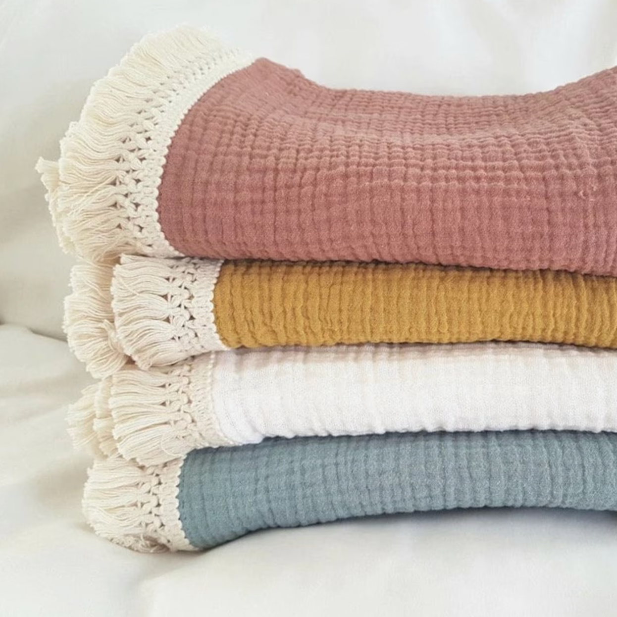 Tassel Toddler Blanket