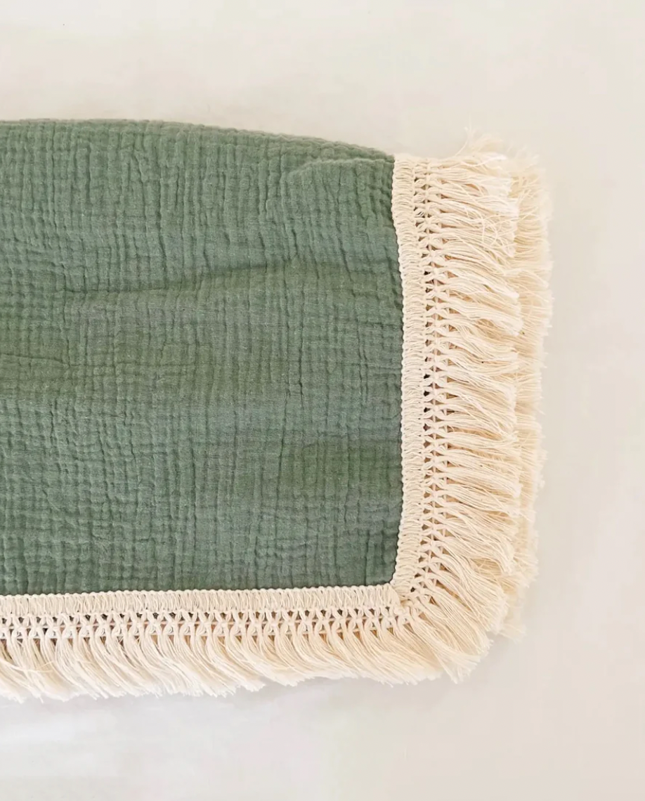 Tassel Toddler Blanket