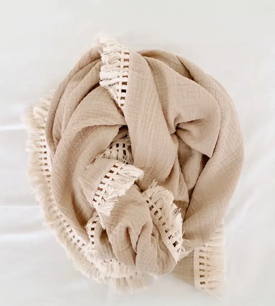 Tassel Toddler Blanket