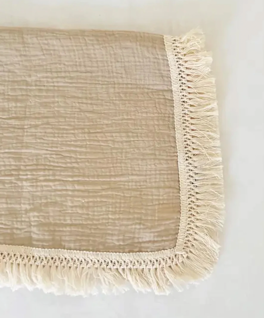 Tassel Toddler Blanket