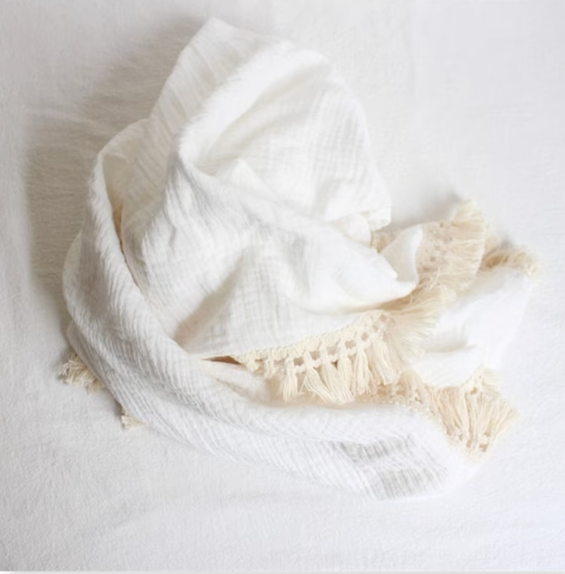 Tassel Toddler Blanket