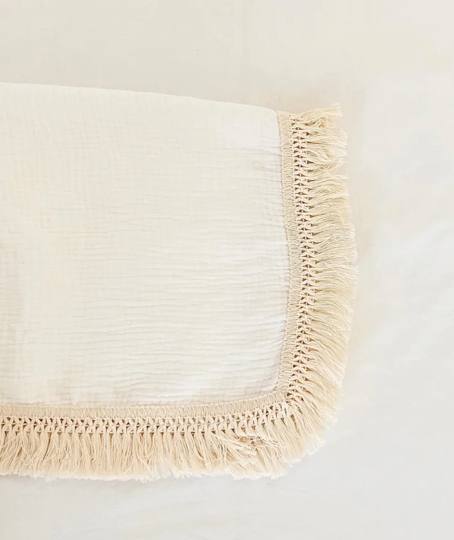 Tassel Toddler Blanket