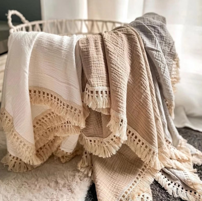 Tassel Toddler Blanket