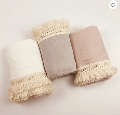 Tassel Toddler Blanket