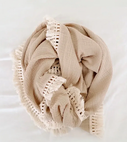 Tassel Toddler Blanket