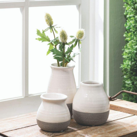 White & Grey Vase Collection