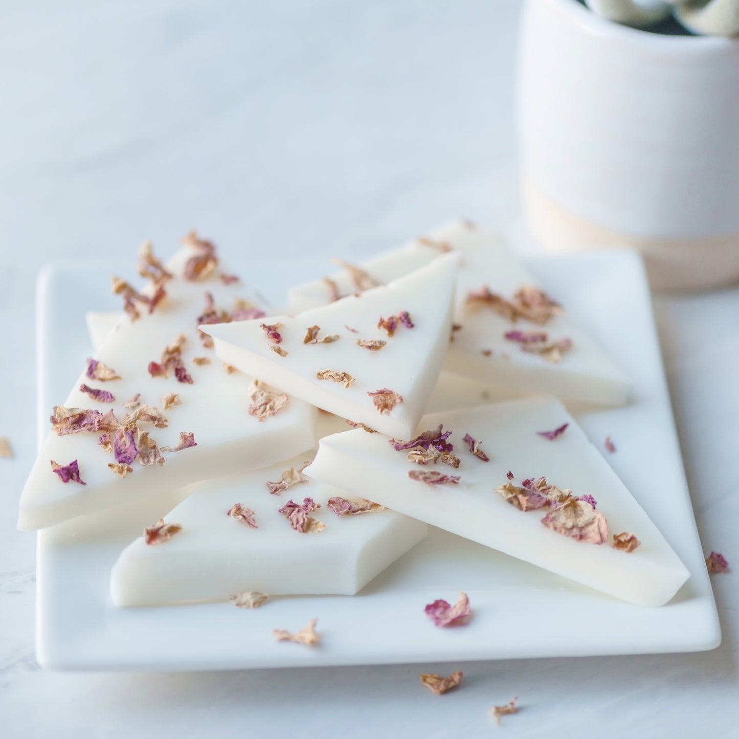 Soft Rose Wax Melt Bark