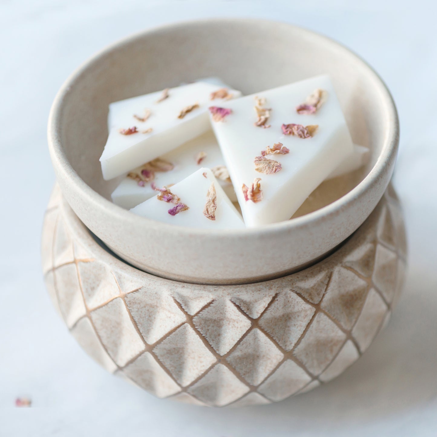 Soft Rose Wax Melt Bark