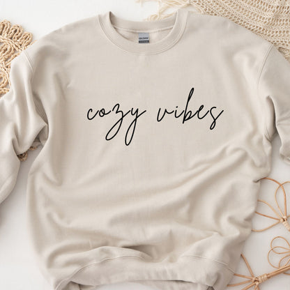 Cozy Vibes- COZY Crewneck Pullover