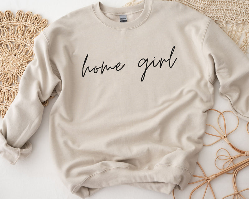 Home Girl - COZY Crewneck Pullover